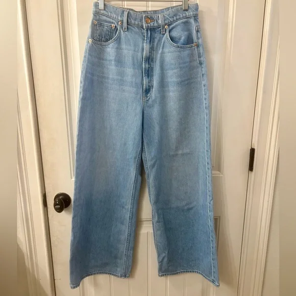 MOTHER Snacks Funnel High Waist Wide Leg jeans - Picture 3 of 14